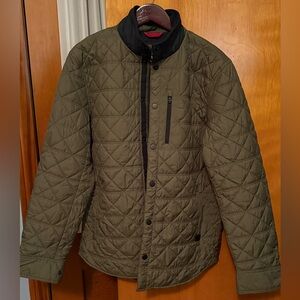 Victorinox Men's Olive Quilted Puffer Jacket